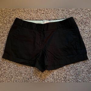 J.Crew women’s chino shorts, size 6, black